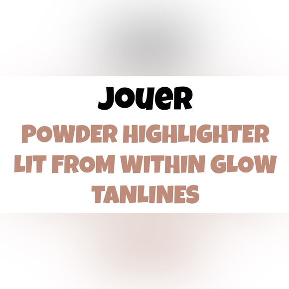 BUNDLE Jouer Powder Highlighter Compact TANLINES REALHER WOMEN RULE THE WORLD - Picture 5 of 9
